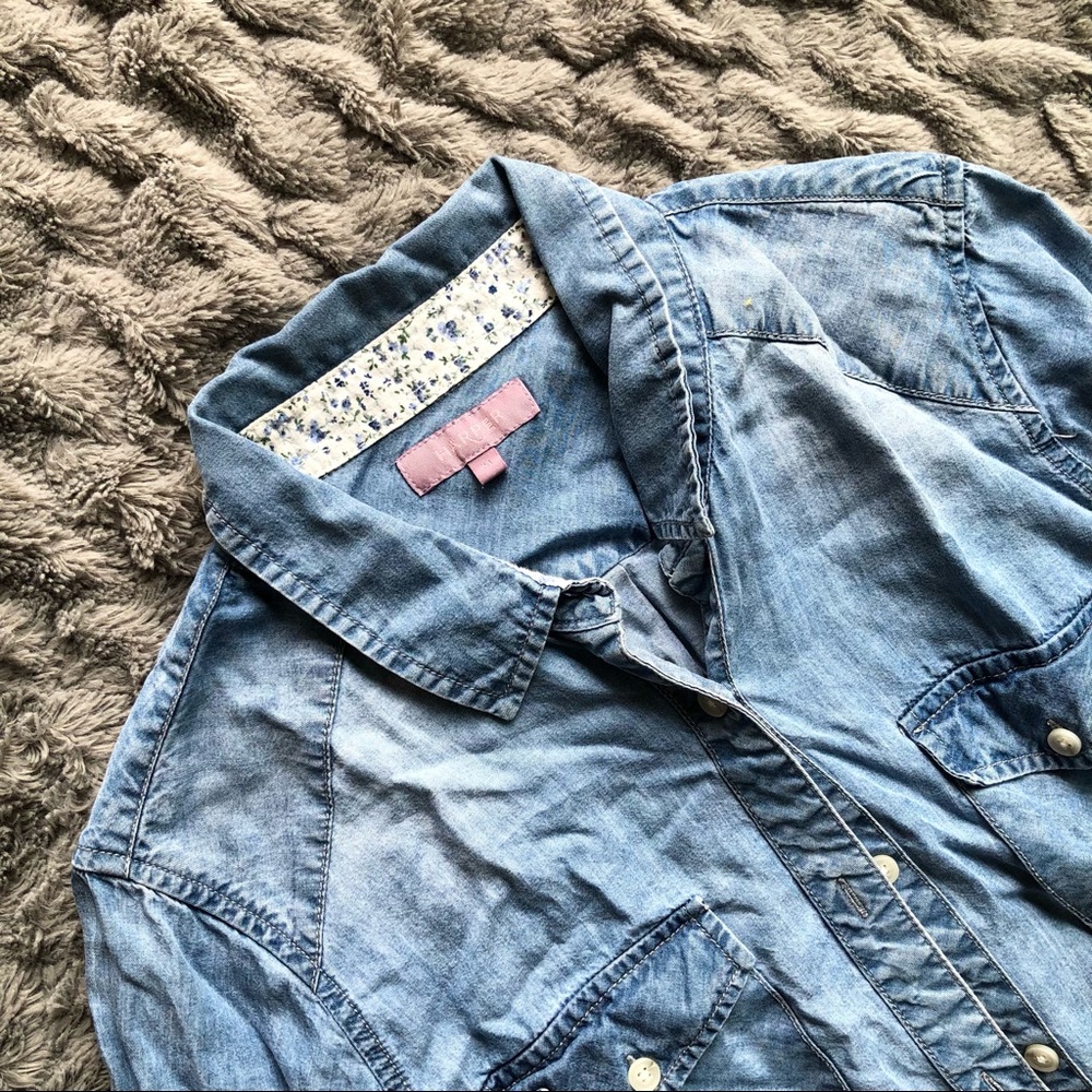 Harper Like Denim Button Down Shirt